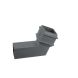 Cast Iron Square Downpipe Bend - 112.5 Degree x 100mm Primed
