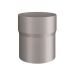 Lindab Steel Downpipe Connector - 87mm Silver Metallic