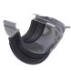 Galeco Steel Gutter External Adjustable Angle - 135mm Graphite Grey