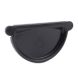 Galeco Steel Gutter External Stopend - 135mm Black