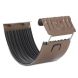 Galeco Steel Gutter Union - 135mm Copper Effect