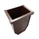 Galeco Steel Gutter Hopper - for 87mm Outlet Copper Effect