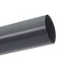 Galeco Steel Downpipe - 87mm x 3mtr Graphite Grey