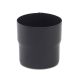 Galeco Steel Downpipe Connector - 87mm Black