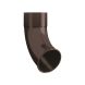 Lindab Steel Downpipe Shoe - 120mm Coffee Brown