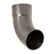 Lindab Magestic Steel Downpipe Shoe - 75mm Galvanised