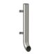 Lindab Steel Vandal Reinforced Pipe with Shoe - 102mm x 0.85mtr Silver Metallic