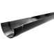 Cast Iron Deep Half Round Gutter - 125mm x 1829mm Black