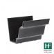 Cast Iron Moulded Ogee Gutter Union - 100mm Black