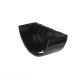 Cast Iron Half Round Gutter External Stopend - 100mm Black