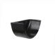 Cast Iron Half Round Gutter Internal Stopend - 100mm Black