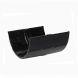 Cast Iron Half Round Gutter Union - 150mm Black