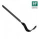 Cast Iron Ogee Gutter Side Rafter Bracket - 100mm Galvanised Black Painted