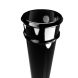 Cast Iron Round Non-Eared Downpipe - Socket On One End - 150mm x 610mm Black