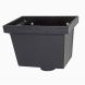 Cast Iron Rectangular Standard Hopper Head Plain Outlet - 255mm for 75mm Downpipe Black