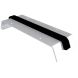 Aluminium Coping Fixing Clip for 141-200mm Wall - 260mm Black (9005 Matt)
