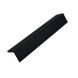 Standard Slatted Composite Cladding Edge Seal  - 50mm x 3.6mtr Charcoal