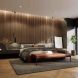 Slatted Acoustic Wall Panel - 600mm x 2400mm x 22mm Chocolate Brown