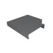 Aluminium Coping for 141-200mm Wall - 90 Degree Angle - 260mm Anthracite Grey (7016 Matt)