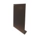 Aluminium Fascia V Profile Length - 150mm x 2mm x 3mtr Anthracite Grey (7016 Matt)