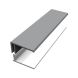 Weatherboard Cladding Two Part Edge Trim - 3mtr Storm Grey