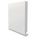 250mm White Bullnose Fascia Board - 18mm x 5mtr - Pack of 2
