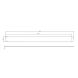 White Bullnose Fascia Large End Cap - 300mm x 25mm