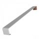 White Woodgrain Fascia Double Ended Joint Trim - 600mm