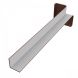 White Woodgrain Fascia Internal Corner Trim - 90 Degree 300mm