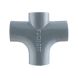 Halifax Cast Iron Drainage Double Rad Curve Branch - 88 Degree x 100mm and 100mm