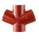 Cast Iron Halifax Soil Branch Double - 69 Degree x 100mm