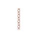 Copper Hollow Pipe Ring Rain Chain - For 2.5mtr Drop - Pack of 8