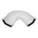 FloPlast Square Gutter Adjustable Angle - 50 to 156 Degree x 114mm White