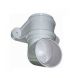 FloPlast Round Downpipe Shoe with Fixing Lugs - 68mm White