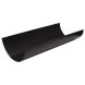 FloPlast Half Round Gutter - 112mm x 4mtr Black