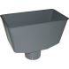 FloPlast Deepflow/ Hi-Cap Downpipe Hopper - 80mm Grey