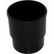 FloPlast Deepflow/ Hi-Cap Downpipe Socket - 80mm Black