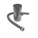 FloPlast Round Rainwater Diverter - 80mm Grey