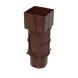 FloPlast Universal Downpipe Access Pipe - 65/68mm Brown
