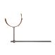 Copper Large Half Round Gutter Rise & Fall Bracket - 165mm