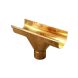 Copper Large Half Round Gutter Running Swiss Outlet To 80mm