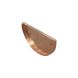 Copper Half Round Gutter Stop End - 125mm