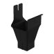 Galeco Square Steel Gutter Outlet - 125mm Black