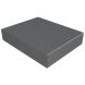 Aluminium Coping Stop End for 301-350mm Wall - 410mm Anthracite Grey (7016 Matt)