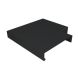 Aluminium Coping for 141-200mm Wall - 135 Degree Angle - 260mm Black (9005 Matt)