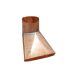 Copper Large Round Downpipe Water Dispenser - 100mm