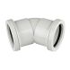 FloPlast Push Fit Waste Bend - 135 Degree x 40mm White