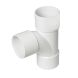 FloPlast Solvent Weld Waste Tee - 32mm White