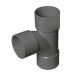 FloPlast Solvent Weld Waste Tee - 32mm Grey