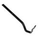 Cast Iron Moulded Ogee Gutter Top Rafter Bracket - 100mm Galvanised Black Painted